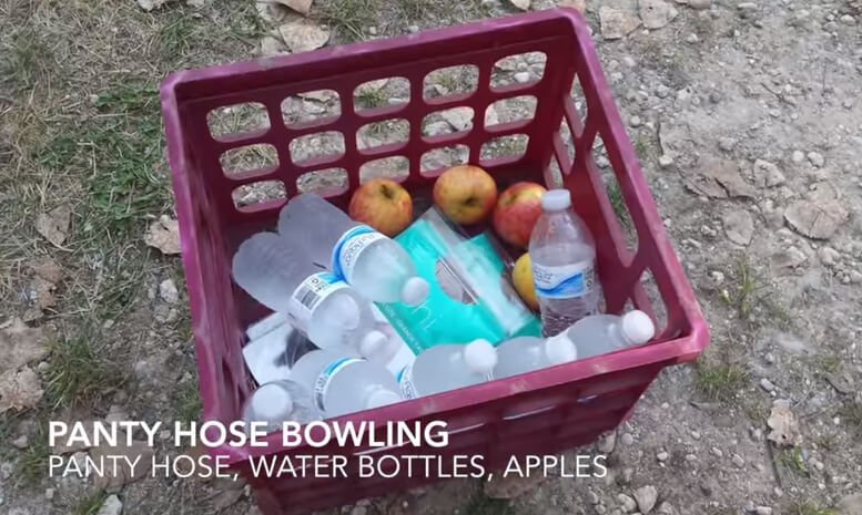 Pantyhose Bowling Camping Game